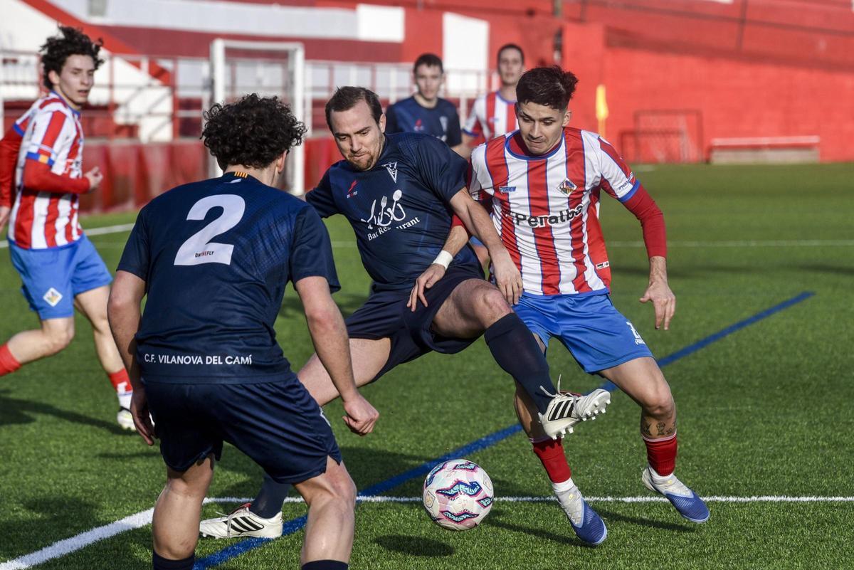 Pilota dividida a l'àrea vilanovina
