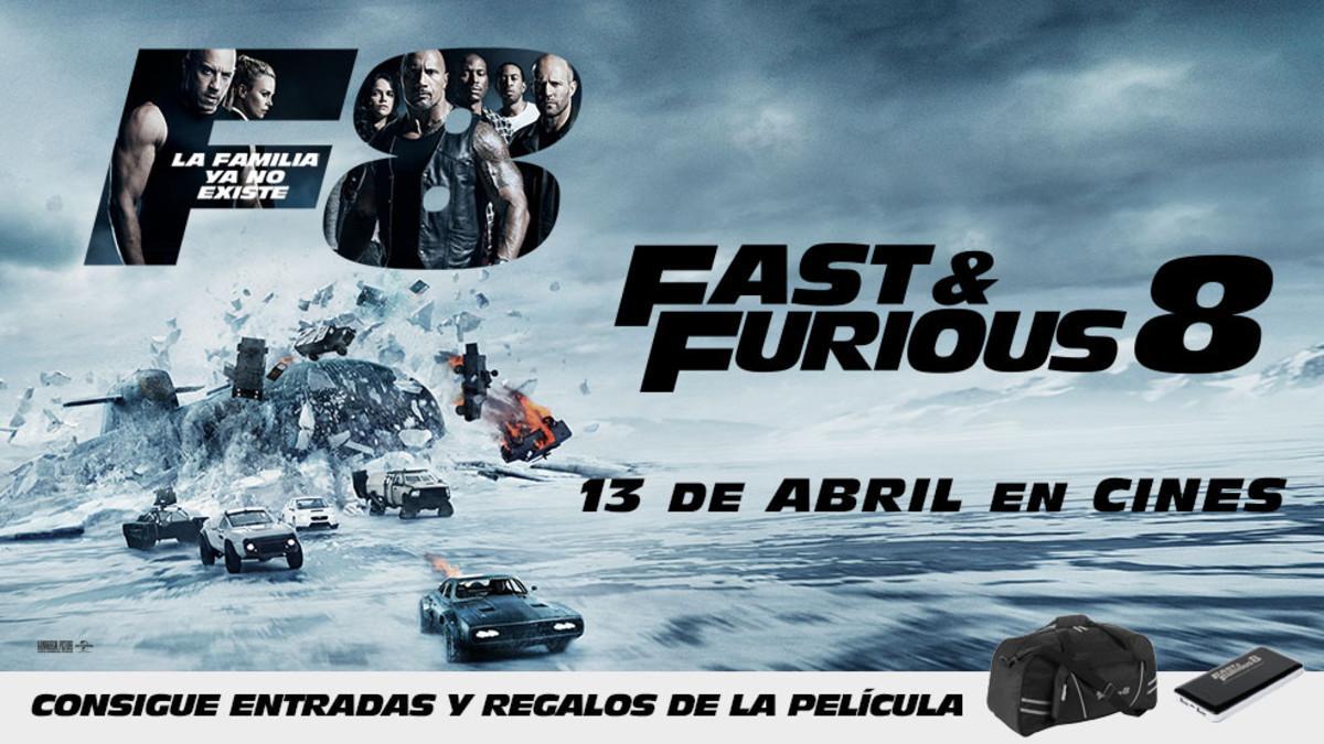 Consigue una entrada doble para el pase especial de Fast &amp; Furious 8 en Madrid