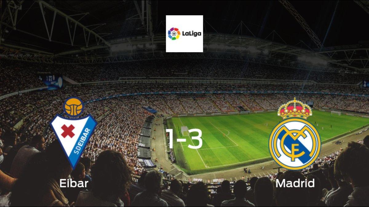 Madrid beat Eibar 1-3 at Ipurua Municipal Stadium