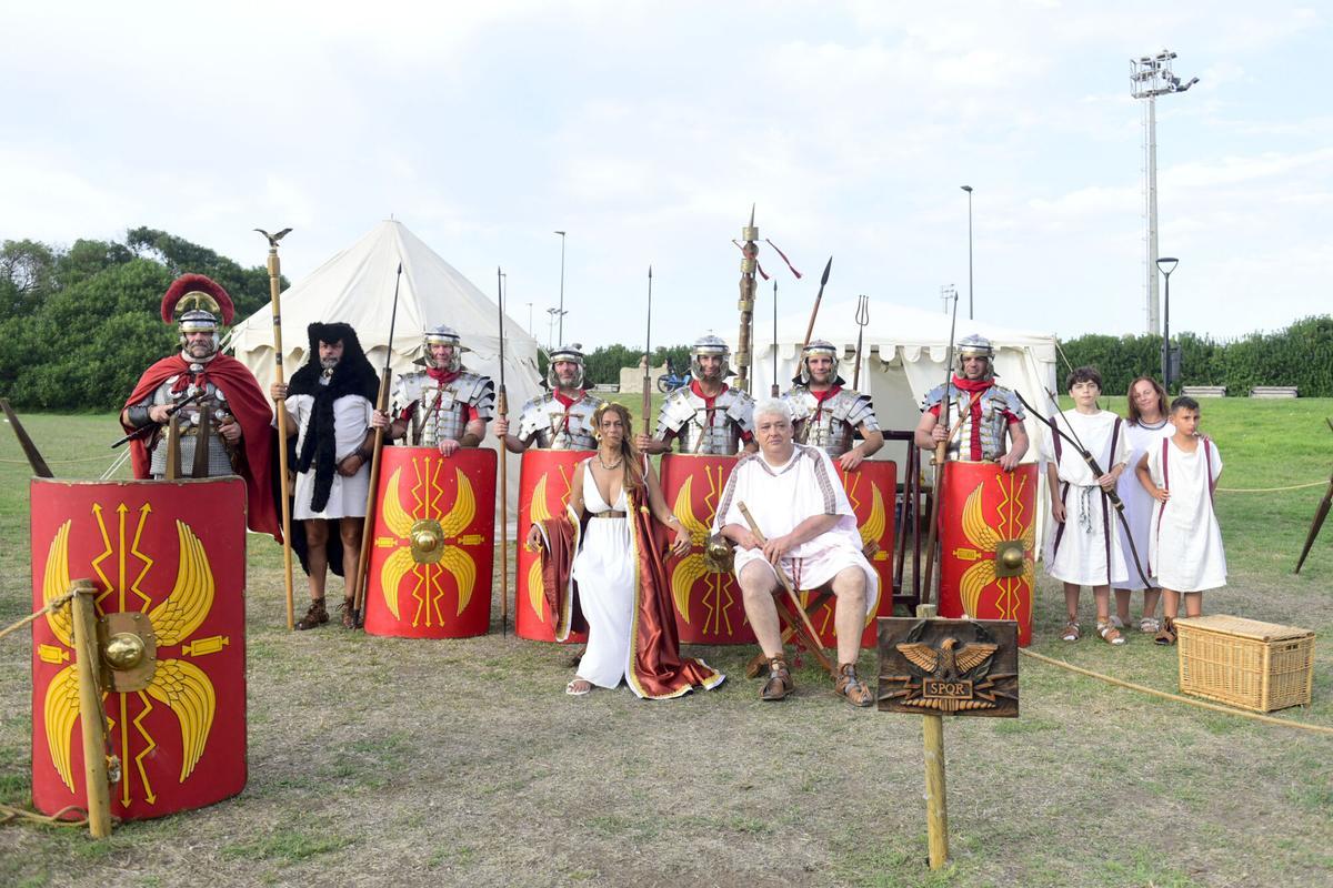 Celebración de Ave Crunia, una jornada de recreación histórica con las asociaciones Royal Green Jackets y Gallaecia Viva.