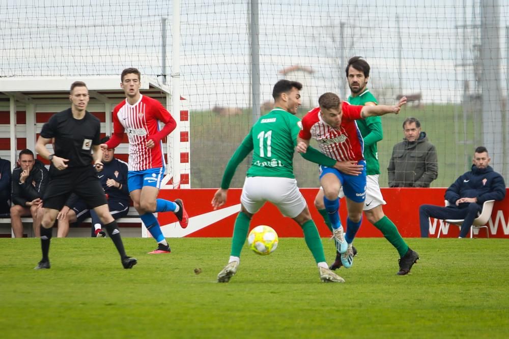 Partido Sporting B-Racing de Ferrol.