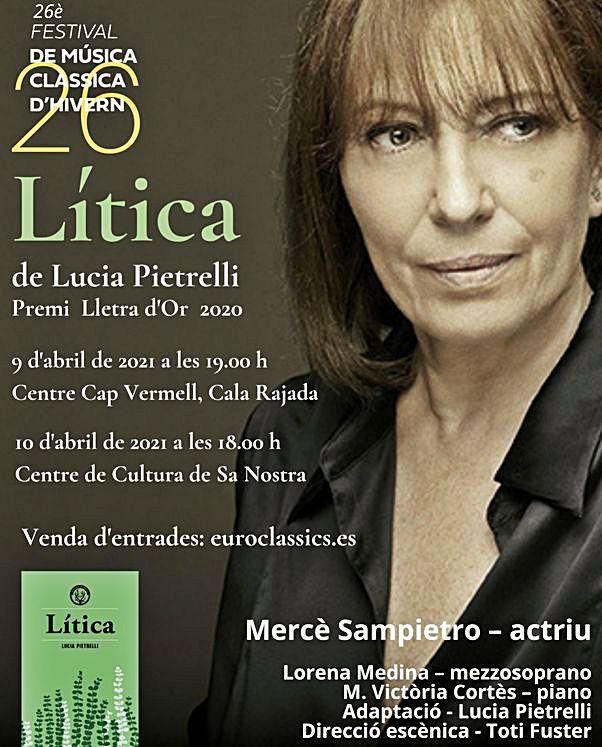 ‘Lítica’ de Lucia Pietrelli, en la voz
de Mercedes Sampietro