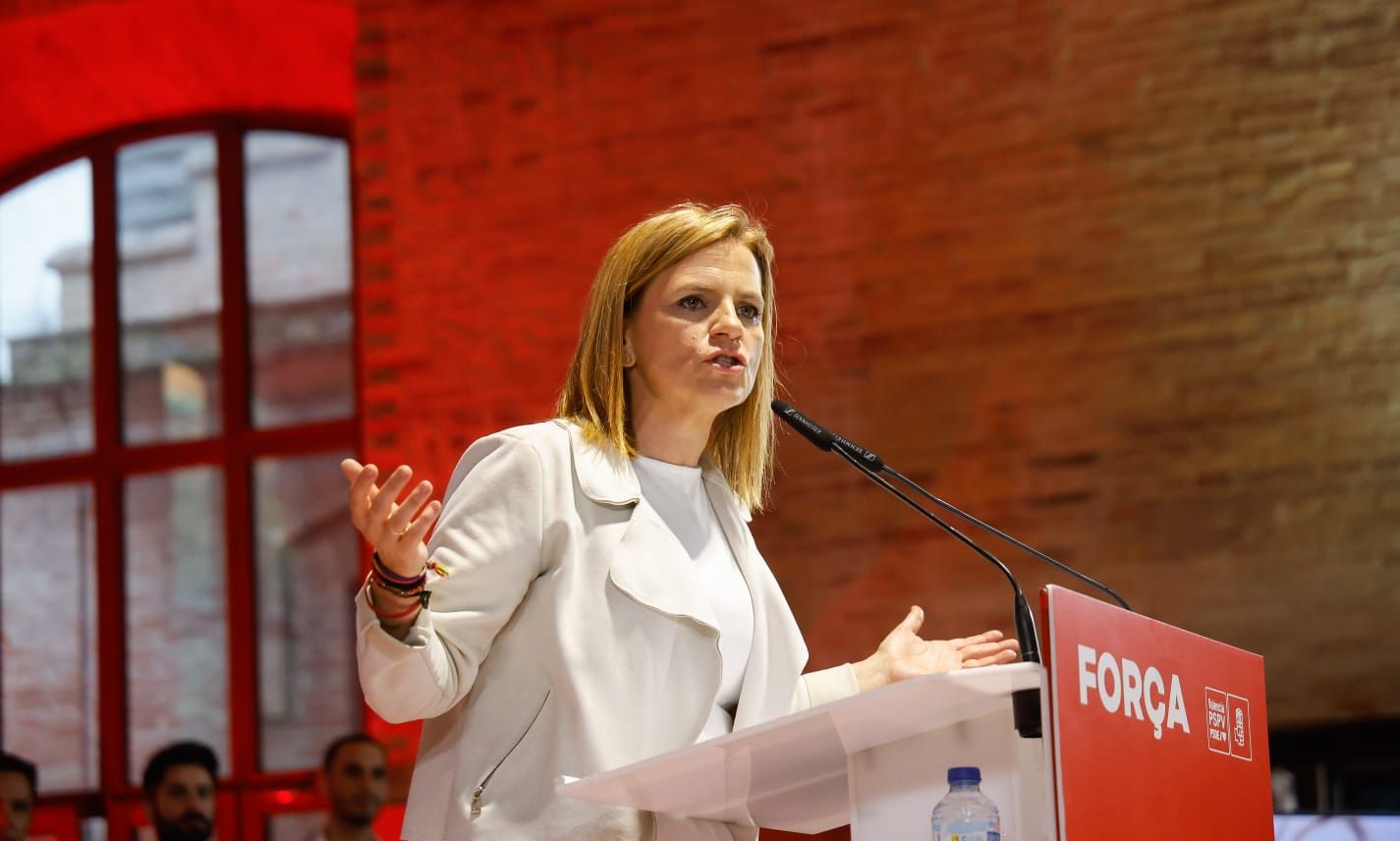 Pilar Bernabé, secretaria general del PSPV de València