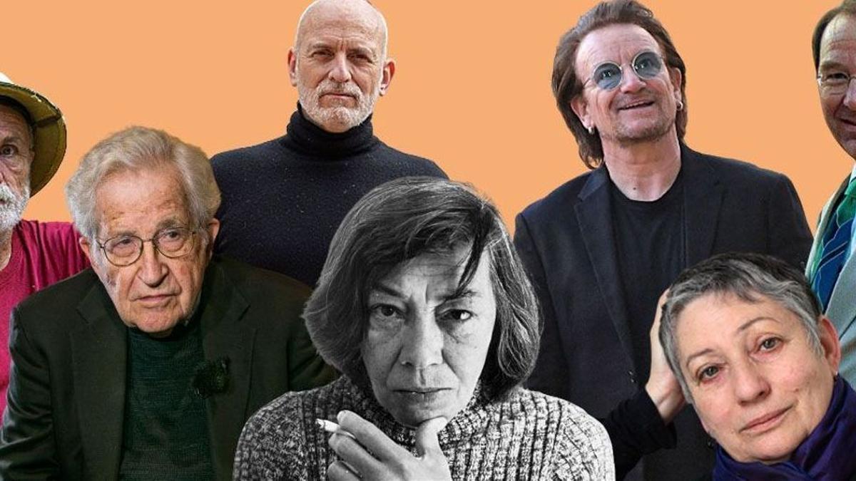 Eudald Carbonell, Noam Chomsky, Alejandro Palomas, Patricia Highsmith, Bono, Liudmila Ulítskaya e Ian Kershaw.