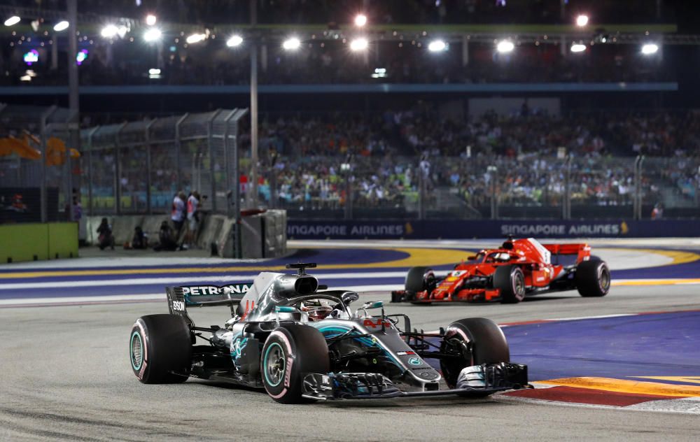 El GP de Singapur de Fórmula 1, en imágenes