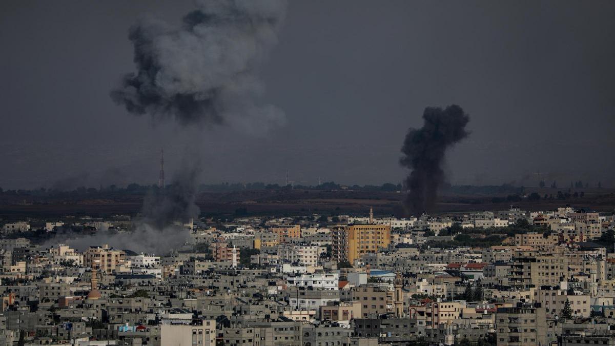 Ataque de Israel sobre Gaza.