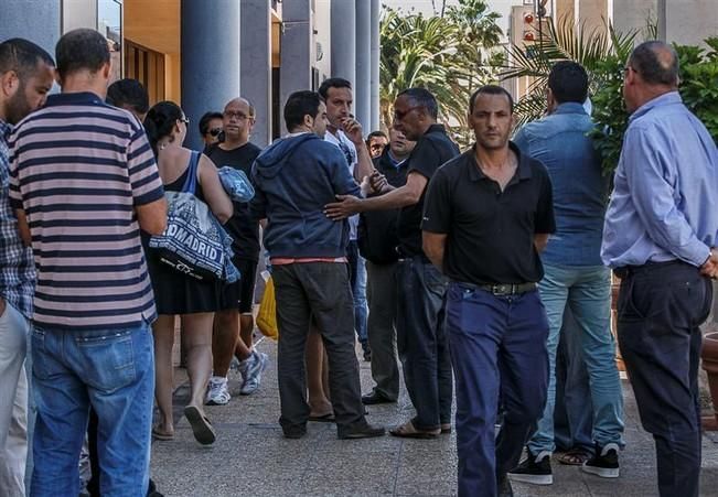 Derrumbe de un edificio de viviendas en Los Cristianos