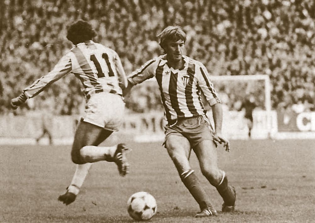 Antonio Maceda jugaba en el Sporting de Gijón cuando disputó con la peña Colònia un partido en el torneo de verano de la Vall, en 1983