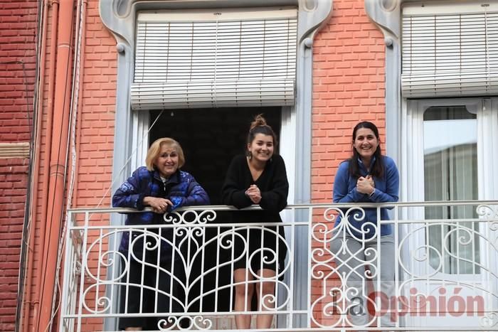 Viernes de dolores: Aplausos y salves a la patrona en Cartagena durante el confinamiento