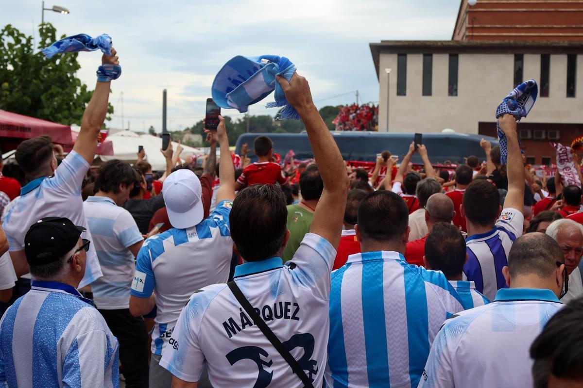 La gran final por el ascenso entre el Nástic y el Málaga CF, en imágenes