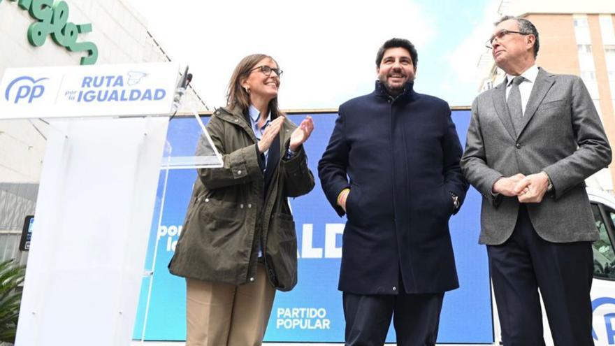 La Ruta por la Igualdad del PP &quot;contra la España de muros&quot; pasa por Murcia