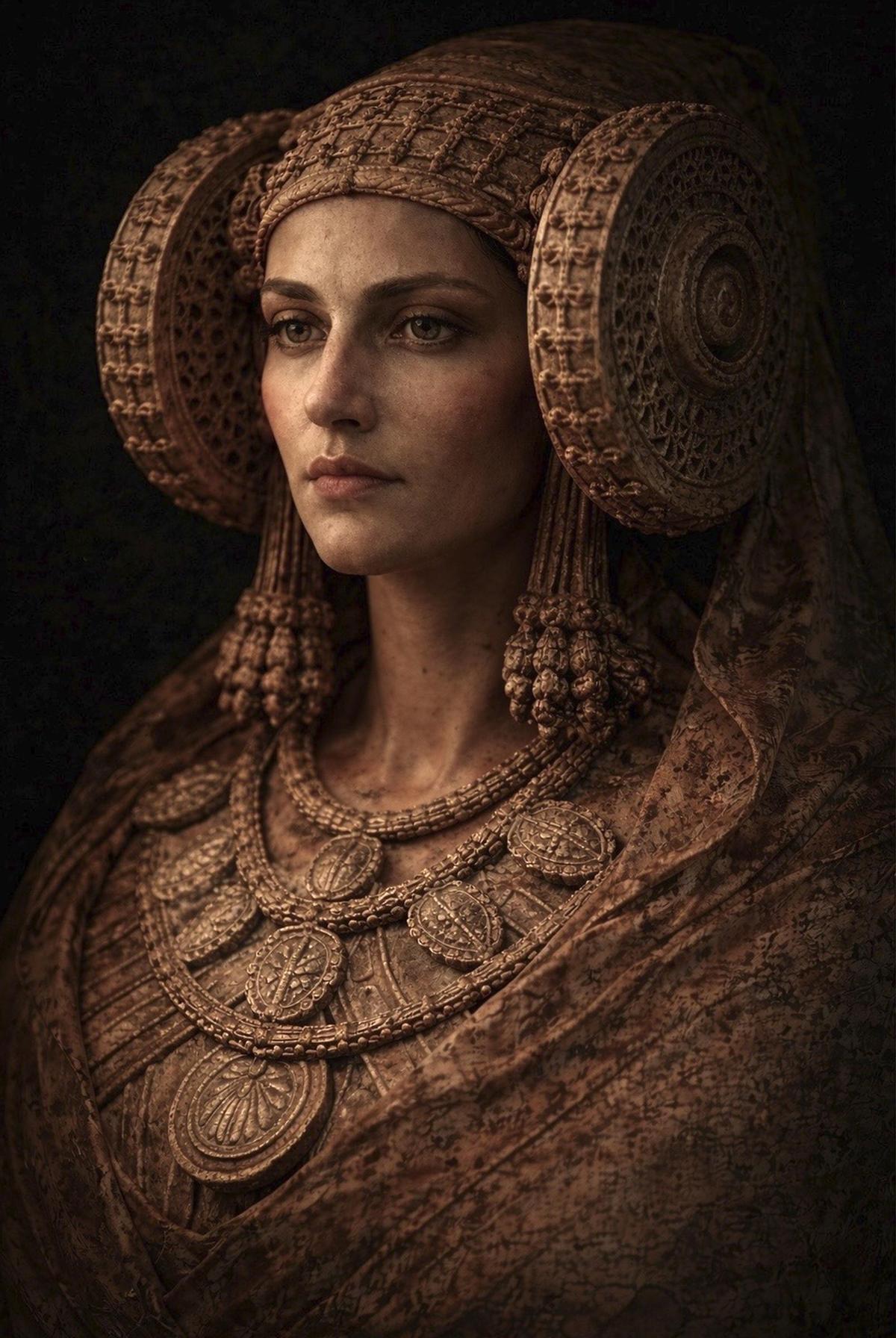 Recreación a través de técnicas digitales de la Dama de Elche