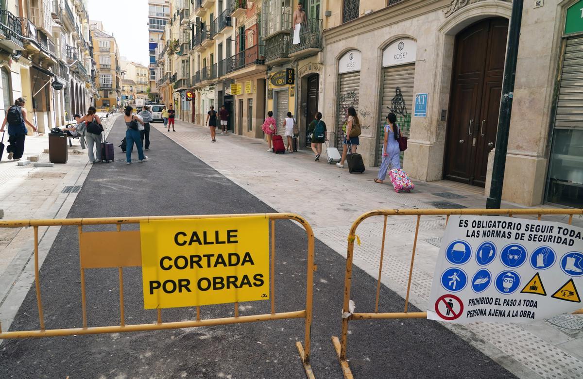 Calle Carretería abierta despues de más de un año en obras
