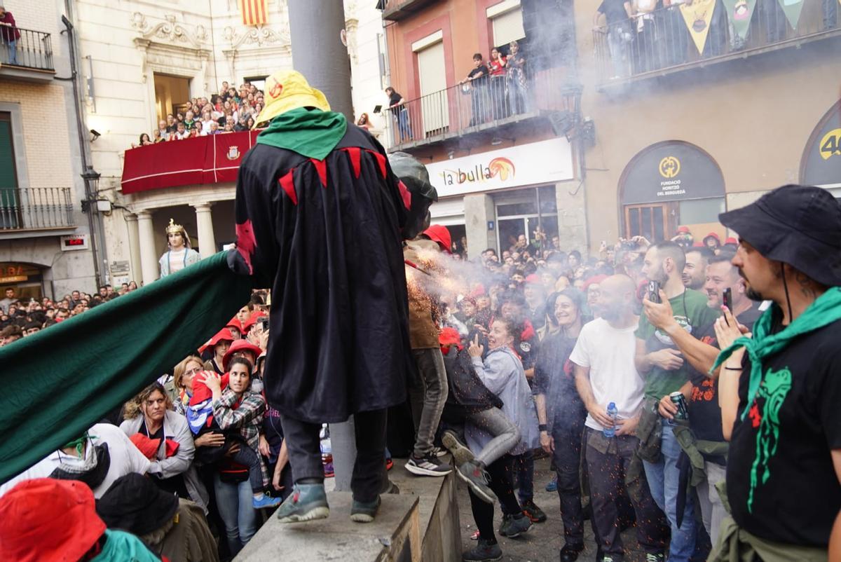 El Passacarrers de Patum d'aquest dissabte al vespre, en imatges