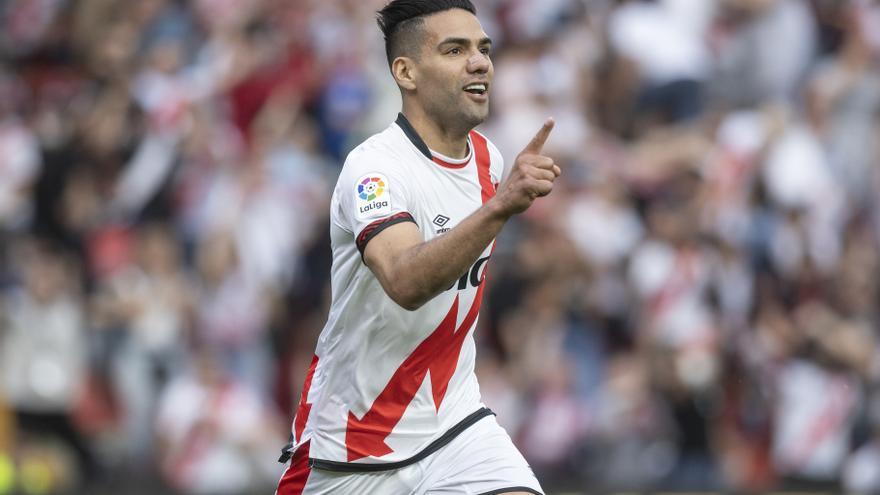 Quieto en primera: Rayo Vallecano, con Falcao, frenó al Real