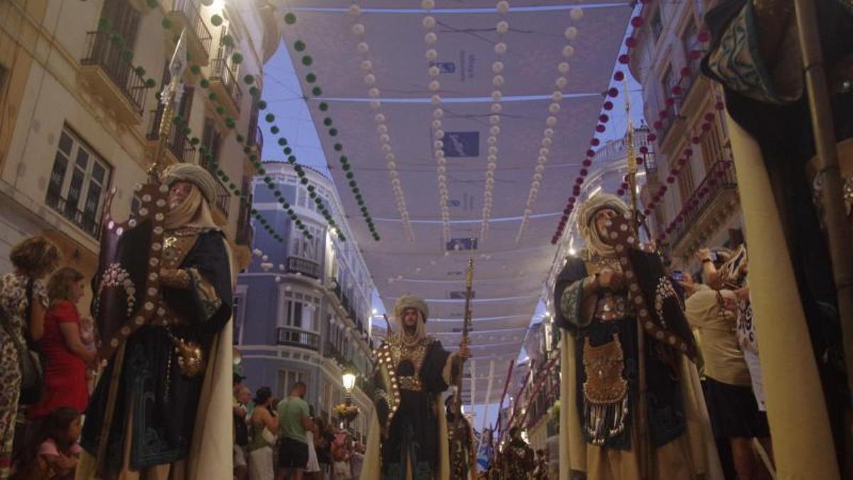 Una imagen de la Cabalgata Histórica en el Centro
