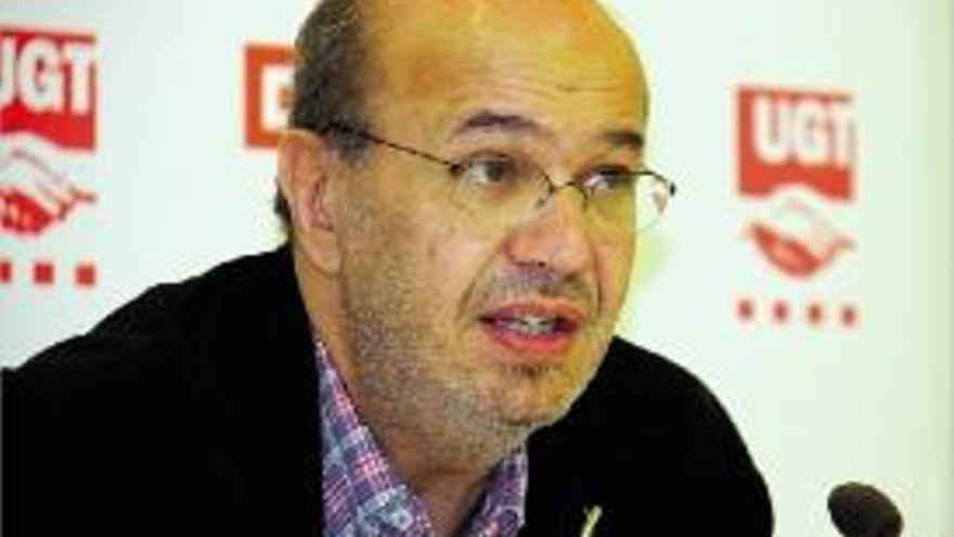 El secretari general de CCOO a Catalunya, Joan Carles Gallego.