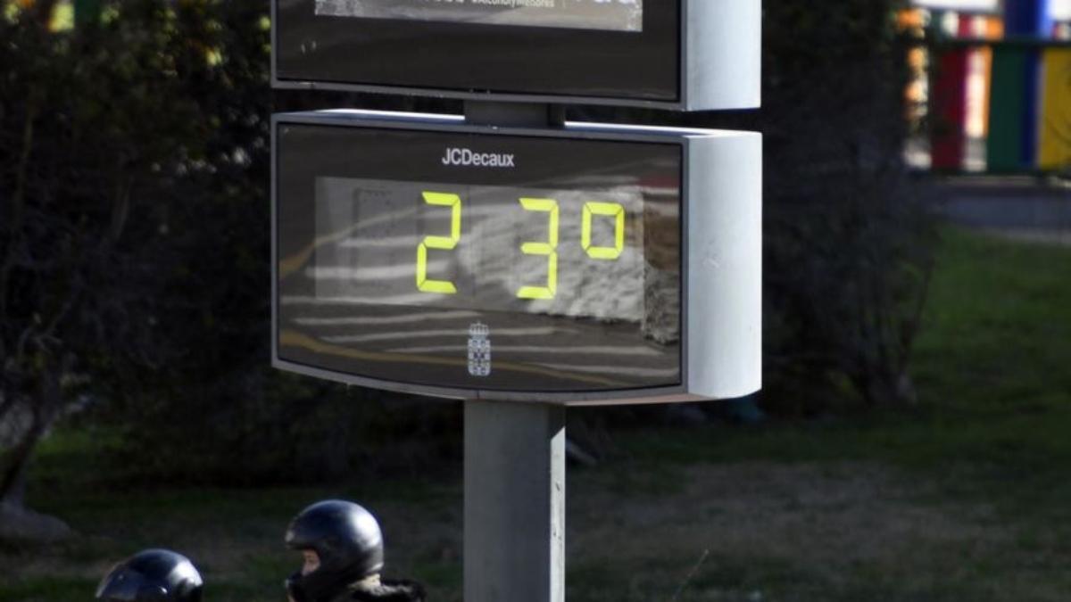 Un termómetro en Murcia.