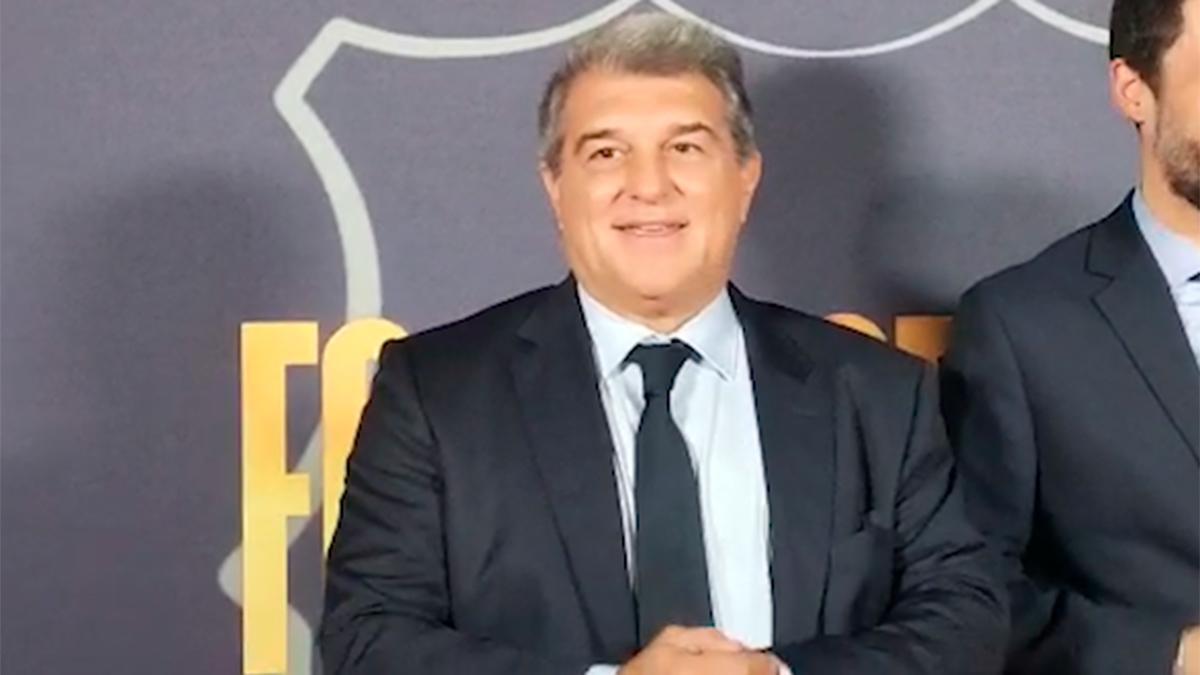 Joan Laporta: "Messi se lo merecía, es el mejor de todos los tiempos"