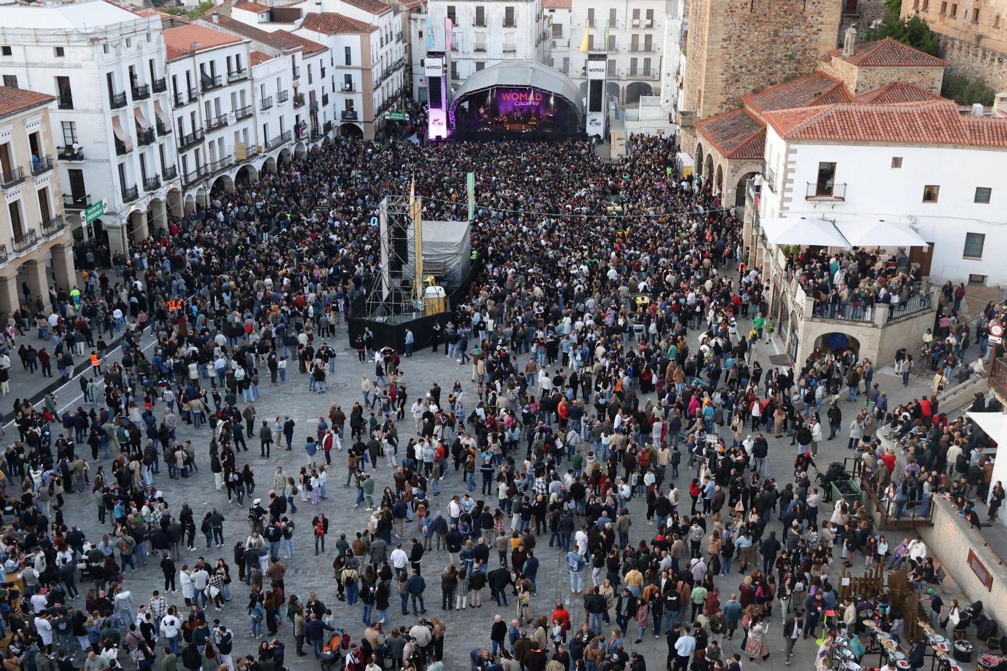 Las imágenes del sábado de Womad en Cáceres