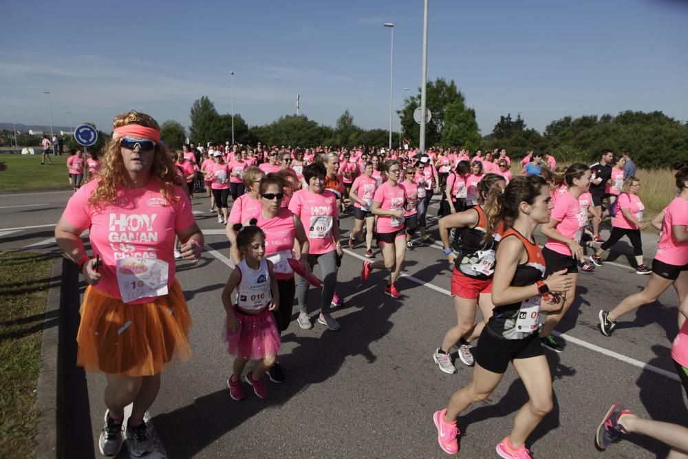 Carrera de la mujer en la zona este de Gijón.