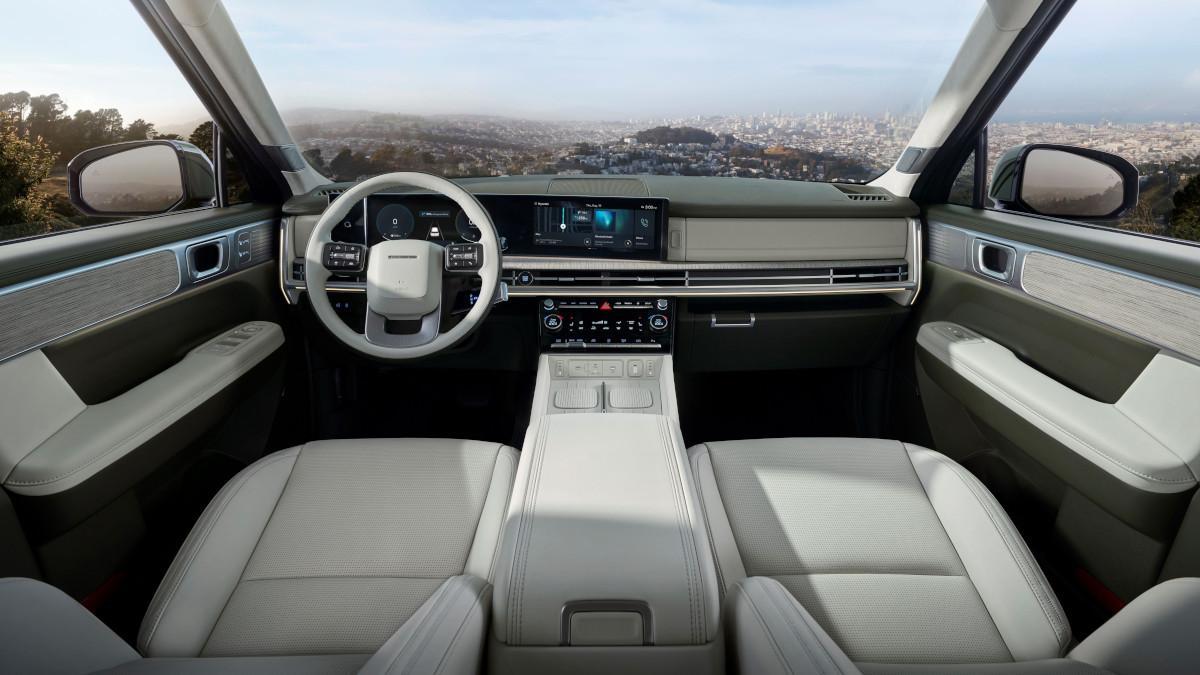 Interior del Hyundai Santa Fe
