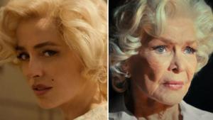 Dakota Johnson y Ellen Burstyn caracterizadas como Marilyn Monroe.