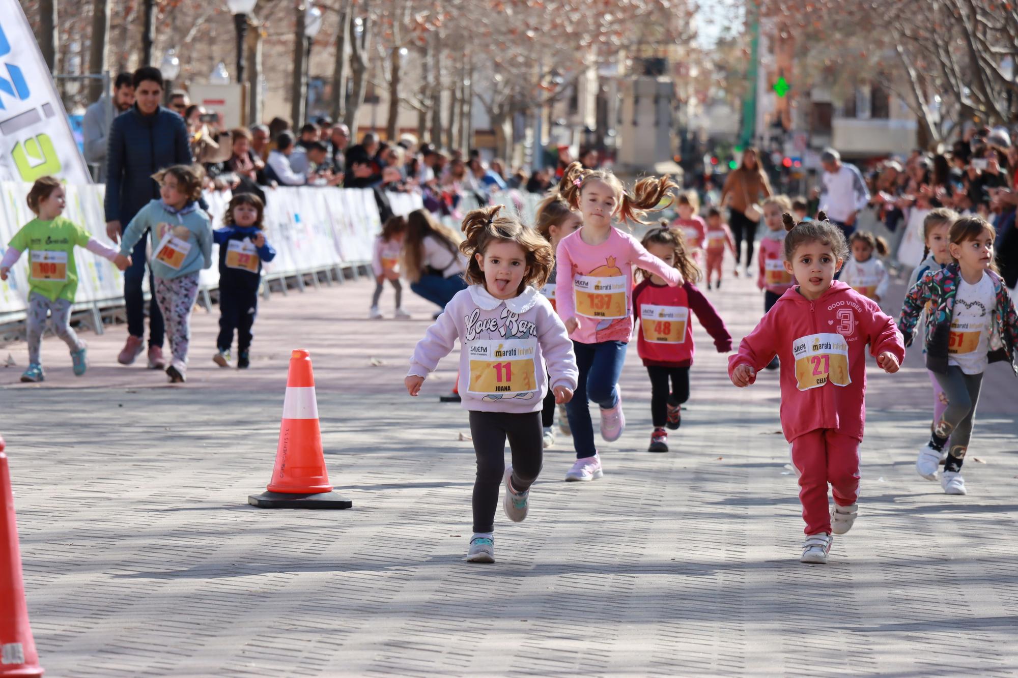 Las mejores imágenes de la maratón infantil en Castelló