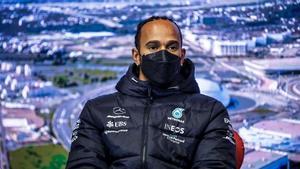 Hamilton, en rueda de prensa en Sochi