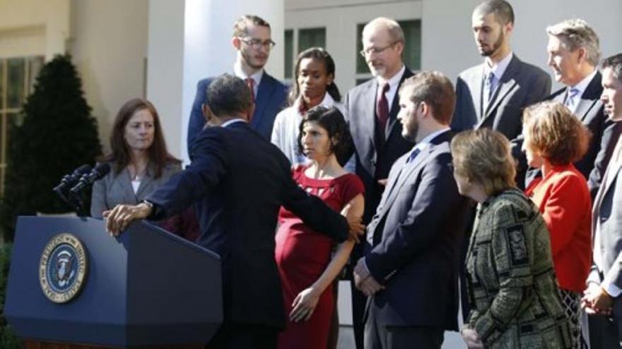 Un desmayo en pleno discurso de Obama