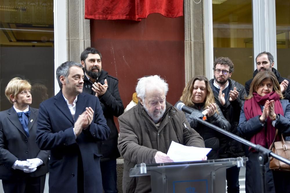 A Coruña adica unha praca a Moncho Valcárcel