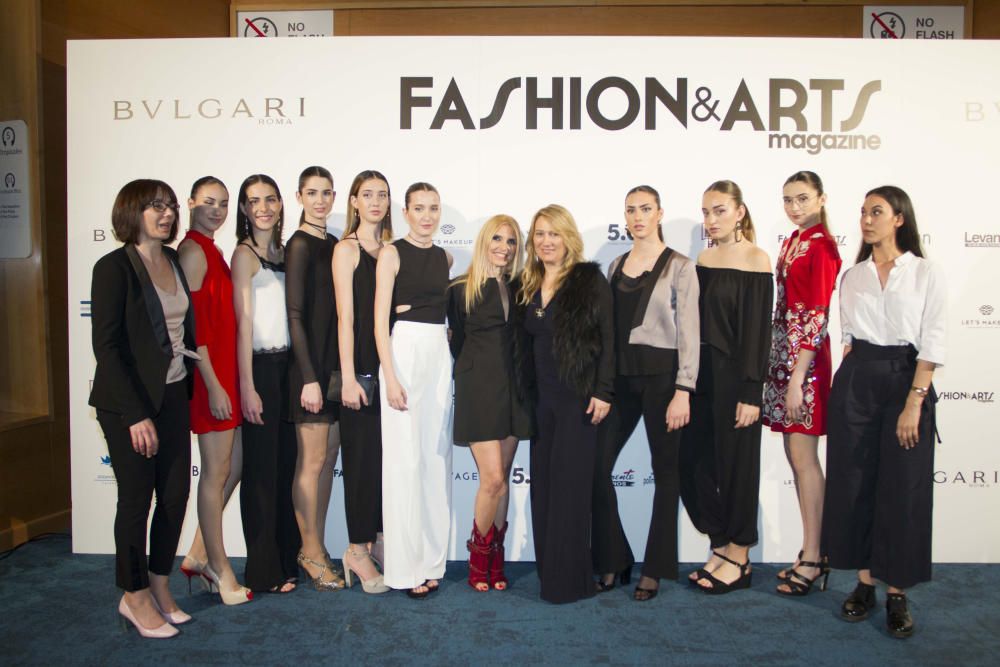 Gala de presentación de la revista Fashion & Arts Magazine en València.