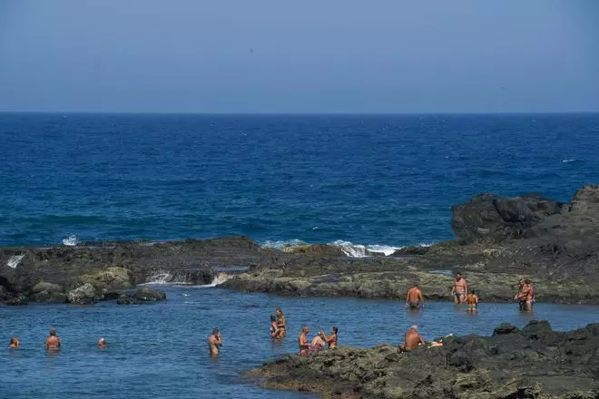 El tiempo en la costa de Arucas (5/10/2023)