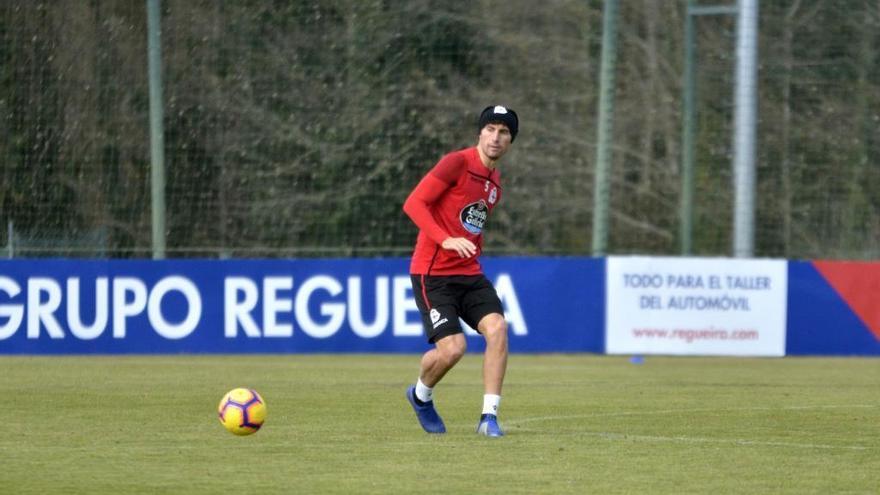 Pedro Mosquera, en un entrenamiento.