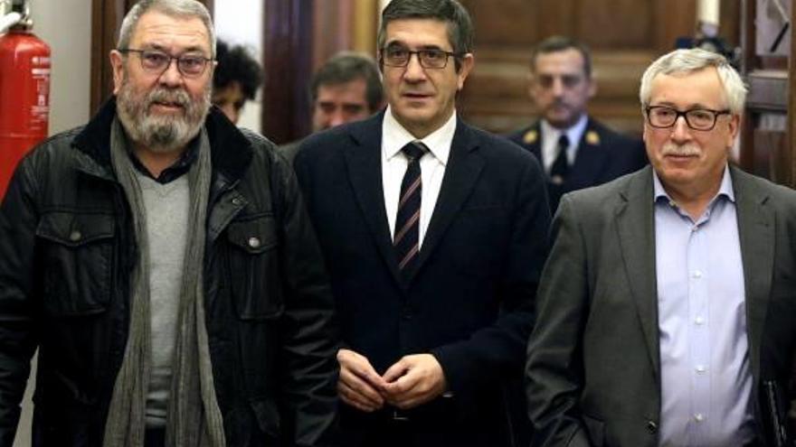 Los sindicatos,  en el Congreso