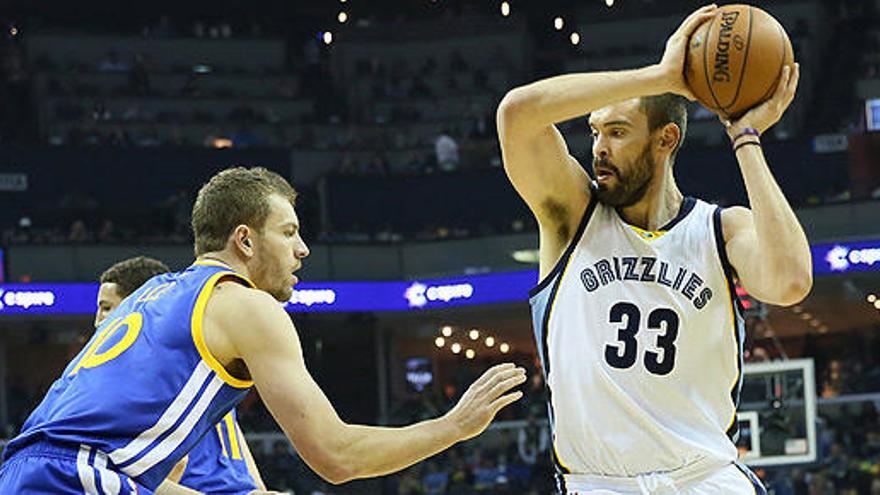 Marc Gasol no evita la derrota de los Grizzlies ante los Warriors