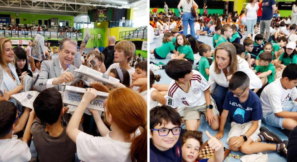 Abel Caballero y Luísa Sánchez, en un momento del evento.