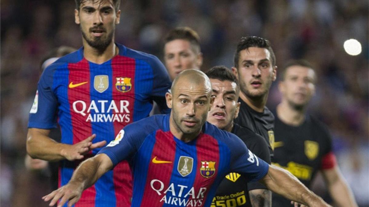 Javier Mascherano, ante el Atlético