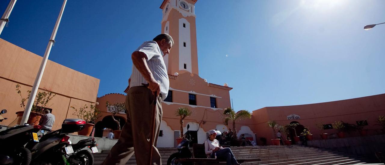 Parte trasera del Mercado Nuestra Señora de África, en Santa Cruz.