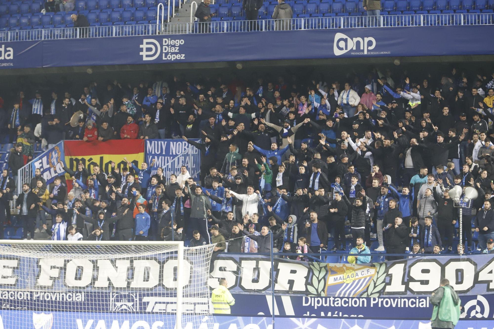 El Málaga CF - Granada CF, en imágenes