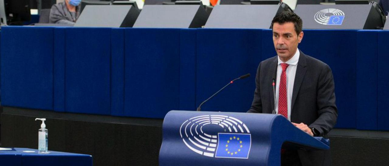 Marcos Ros Sempere, en el Parlamento Europeo.   | //