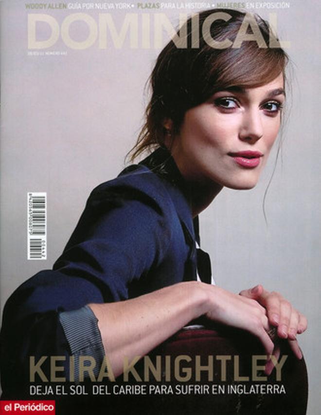 Keira Knightley, en la portada del ’Dominical’.