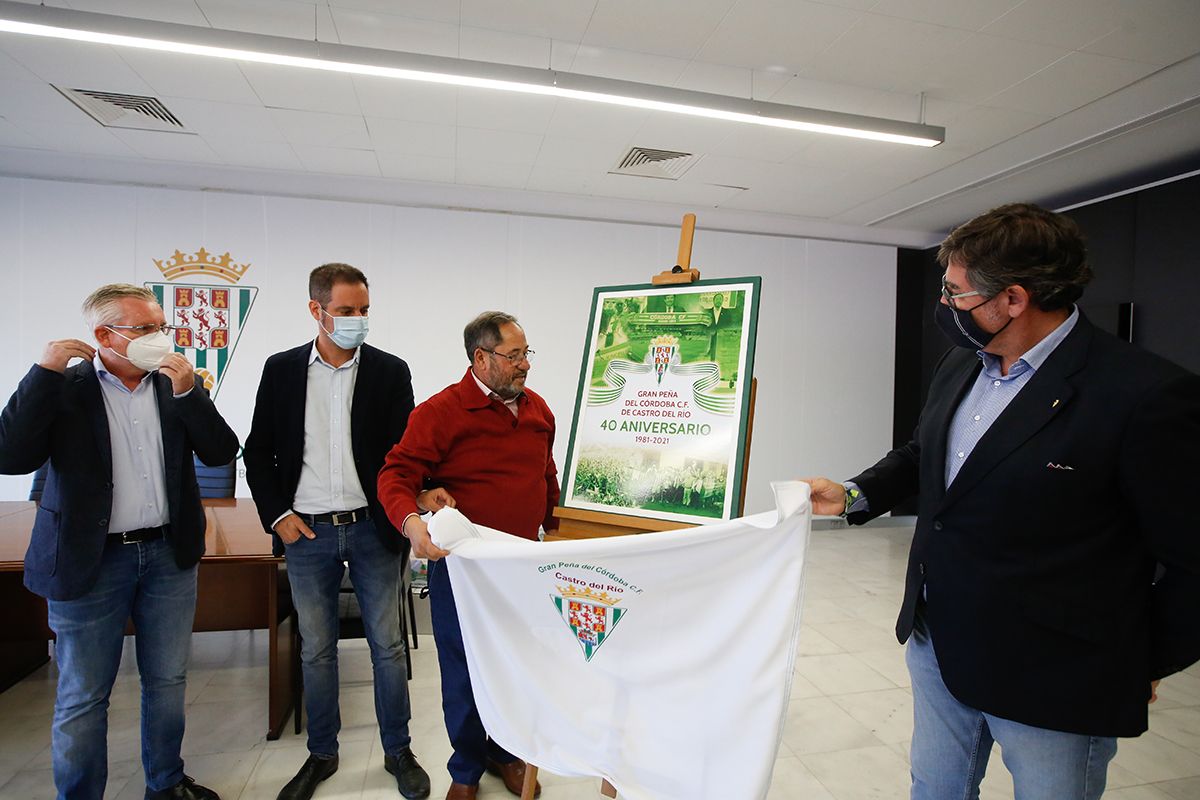 Las imágenes de la presentación del 40 aniversario de la Gran Peña del Córdoba CF de Castro del Río