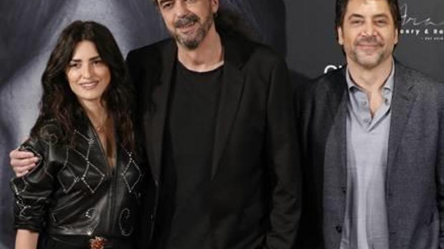 Penélope Cruz, Fernando León de Aranoa y Javier Bardem.