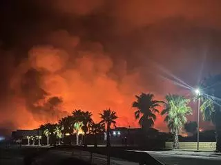 Galería | Las imágenes del incendio en Montehermoso