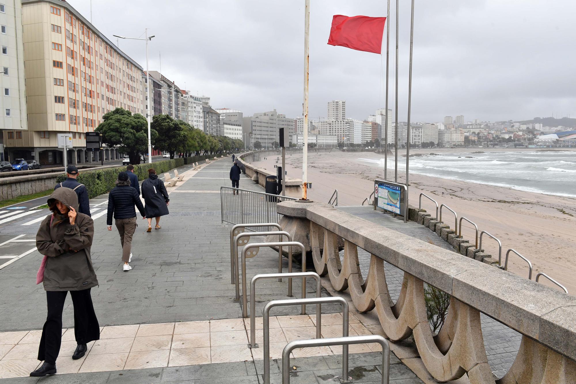 Minitemporal en A Coruña en pleno mes de junio