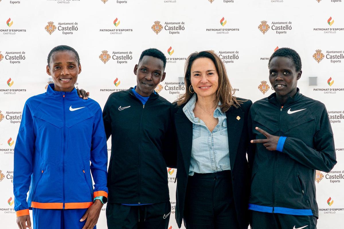 Maica Hurtado, concejala de Deportes de Castelló, ha estado en el acto de presentación del Marató bp Castelló y 10K Facsa.