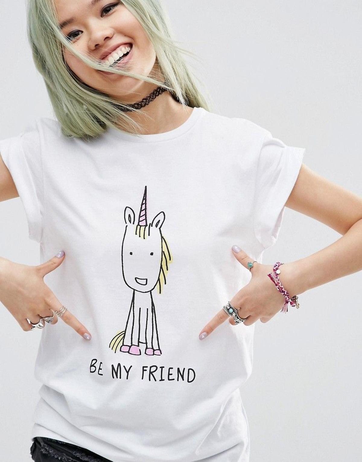 Camiseta 'Be my friend' de Asos (13,99€)