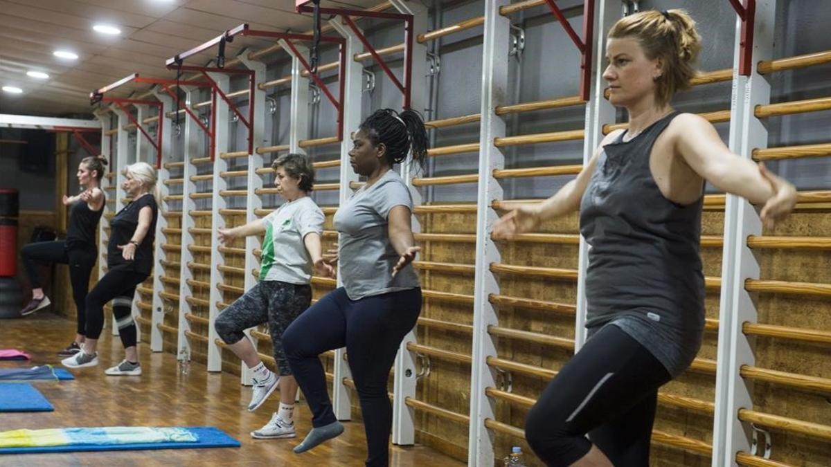 Imagen de archivo de un gimnasio de Barcelona