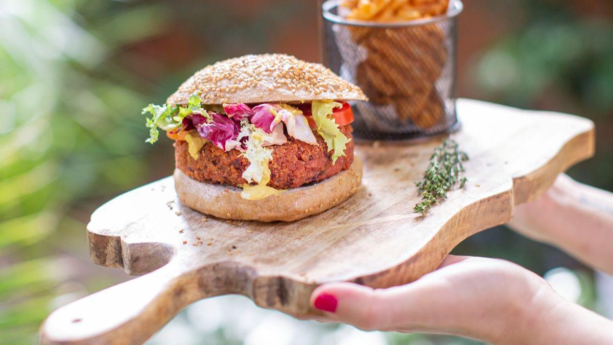 Una hamburguesa de quinoa de Zaraida Fernández